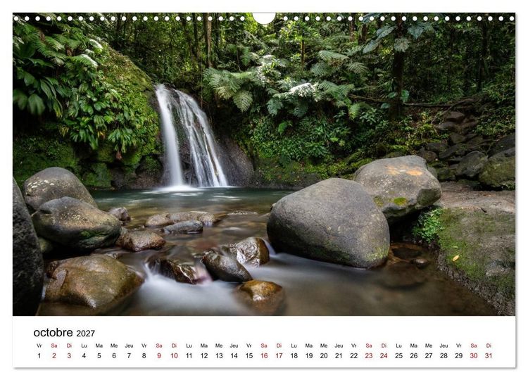 Produktbild: Guadeloupe - Antilles fran&ccedil;aises (Calendrier mural 2027 DIN A3 vertical), CALVENDO calendrier mensuel