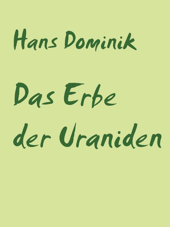 Produktbild: Das Erbe der Uraniden