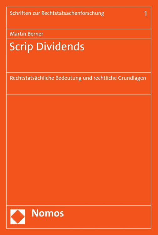 Produktbild: Scrip Dividends