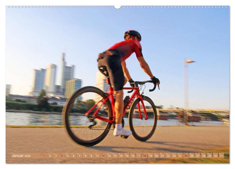 Produktbild: Sonne in den Speichen - Faszination Rennrad (Wandkalender 2026 DIN A2 quer), CALVENDO Monatskalender