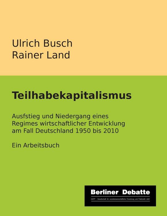 Produktbild: Teilhabekapitalismus