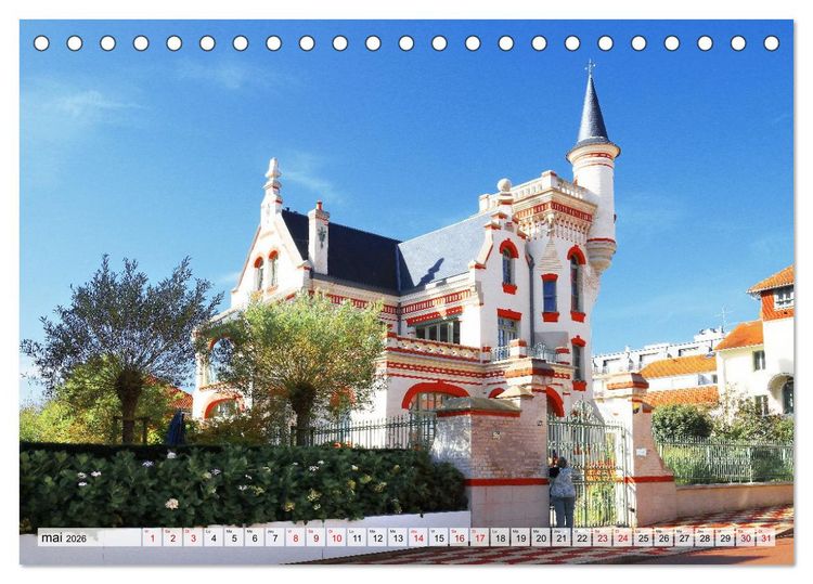 Produktbild: Le Touquet-Paris-Plage - Perle de la c&ocirc;te d'Opale (Calendrier de bureau 2026 DIN A5 vertical), CALVENDO calendrier mensuel