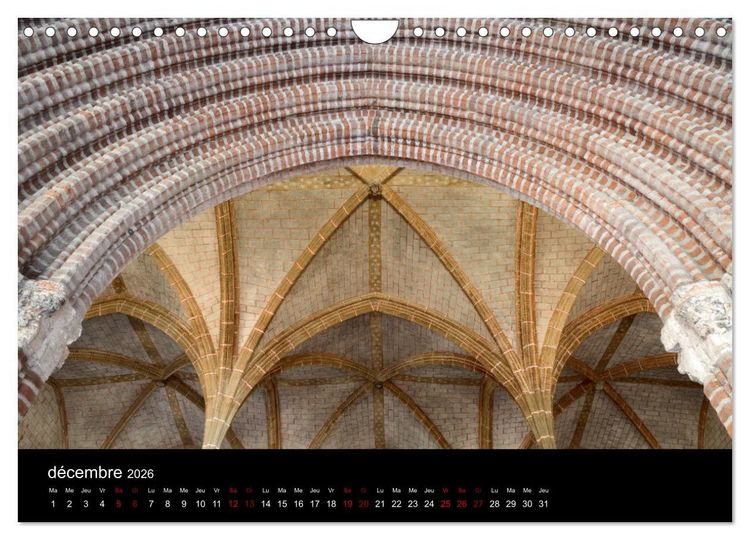 Produktbild: Toulousaine (Calendrier mural 2026 DIN A4 vertical), CALVENDO calendrier mensuel