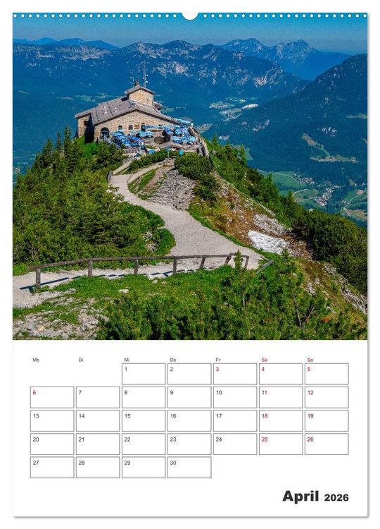 Produktbild: Oberbayerische Alpen (Wandkalender 2026 DIN A2 hoch), CALVENDO Monatskalender