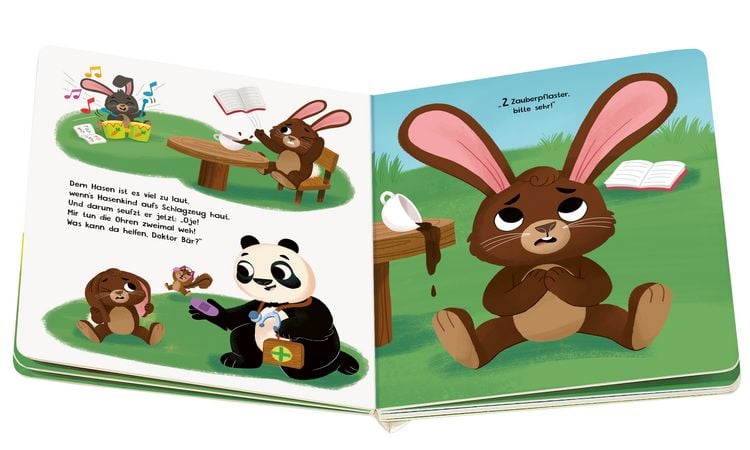 Produktbild: Play+ Mein lustiges Spielbuch Pflaster her, sagt Doktor B&auml;r - ab 2 Jahre
