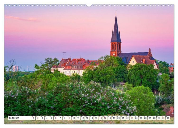 Produktbild: Halle-Saale - Die sch&ouml;nsten Ansichten (hochwertiger Premium Wandkalender 2027 DIN A2 quer), Kunstdruck in Hochglanz