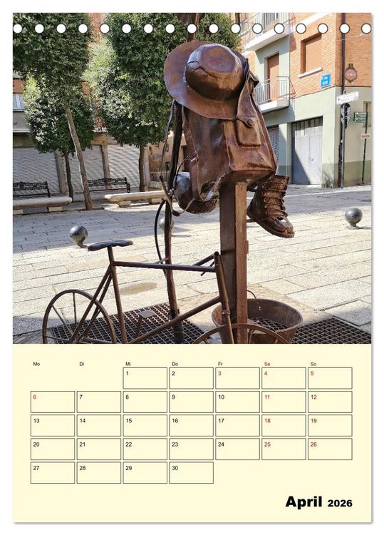 Produktbild: Buen Camino - Mein Jakobsweg - Camino Franc&eacute;s (Tischkalender 2026 DIN A5 hoch), CALVENDO Monatskalender