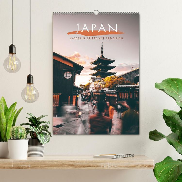 Produktbild: Japan - Moderne trifft auf Tradition. (Wandkalender 2026 DIN A2 hoch), CALVENDO Monatskalender