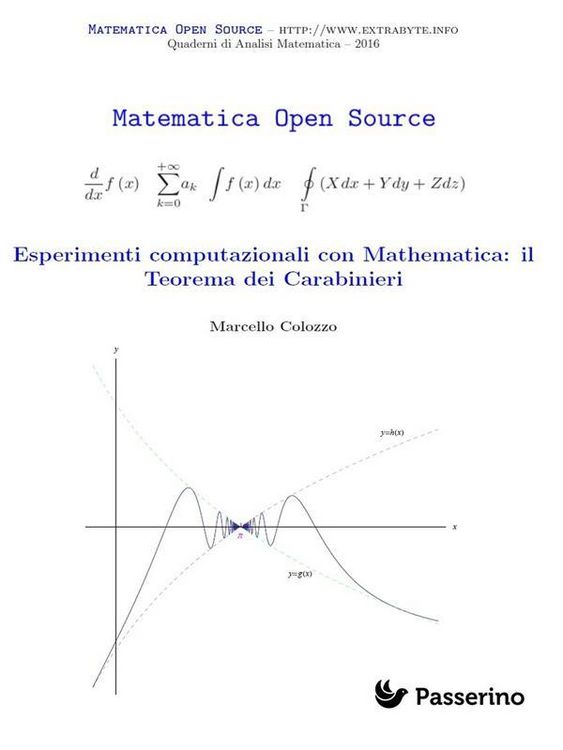Produktbild: Esperimenti computazionali con Mathematica: il Teorema dei Carabinieri