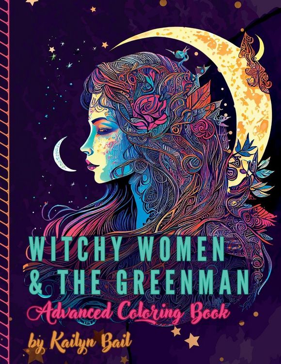 Produktbild: Witchy Women and The Greenman Advanced Coloring Book
