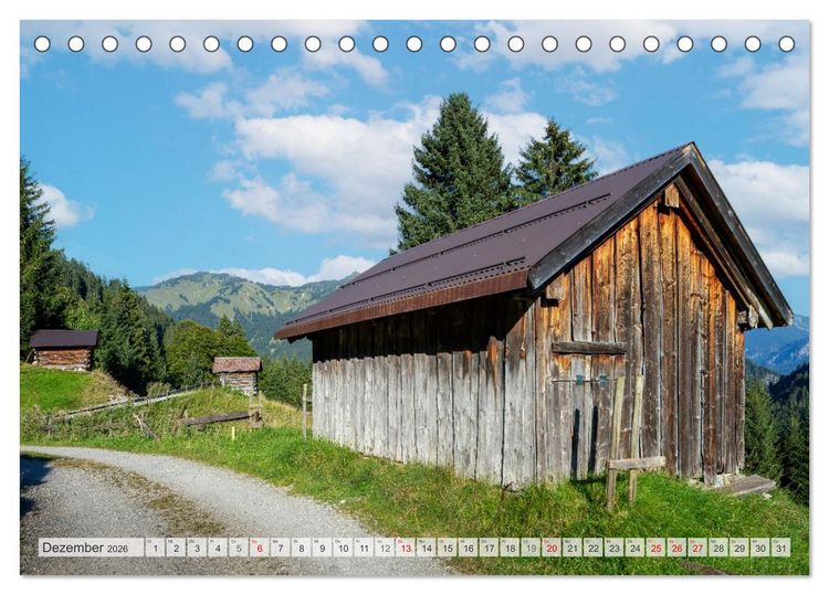 Produktbild: Urlaub im Tannheimer Tal (Tischkalender 2026 DIN A5 quer), CALVENDO Monatskalender