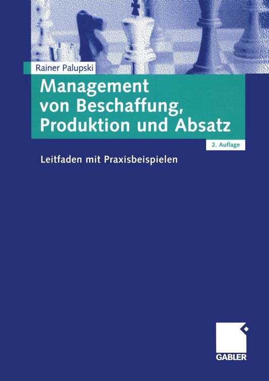 Produktbild: Management von Beschaffung, Produktion und Absatz