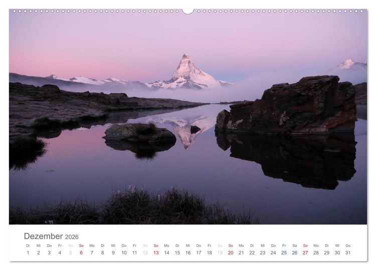 Produktbild: Magie Matterhorn (hochwertiger Premium Wandkalender 2026 DIN A2 quer), Kunstdruck in Hochglanz