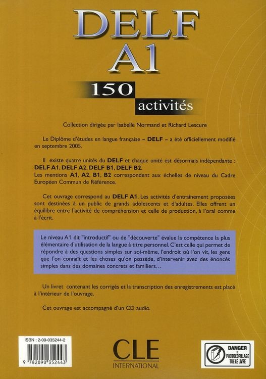 Produktbild: Fre-Delf A1 150 Activites W/cd