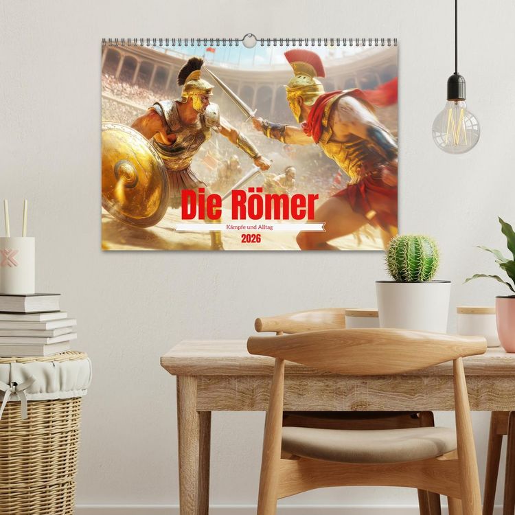 Produktbild: Die R&ouml;mer - K&auml;mpfe und Alltag (Wandkalender 2026 DIN A3 quer), CALVENDO Monatskalender