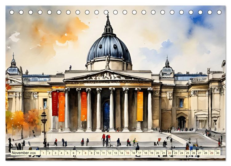 Produktbild: London - Metropole auf der Insel (Tischkalender 2026 DIN A5 quer), CALVENDO Monatskalender