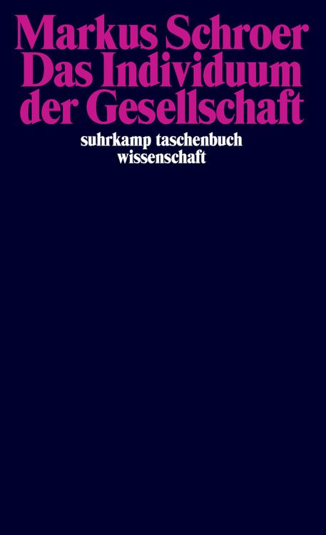 Produktbild: Das Individuum der Gesellschaft
