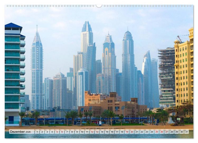 Produktbild: Dubai - Traumstadt der Scheichs (Wandkalender 2026 DIN A2 quer), CALVENDO Monatskalender