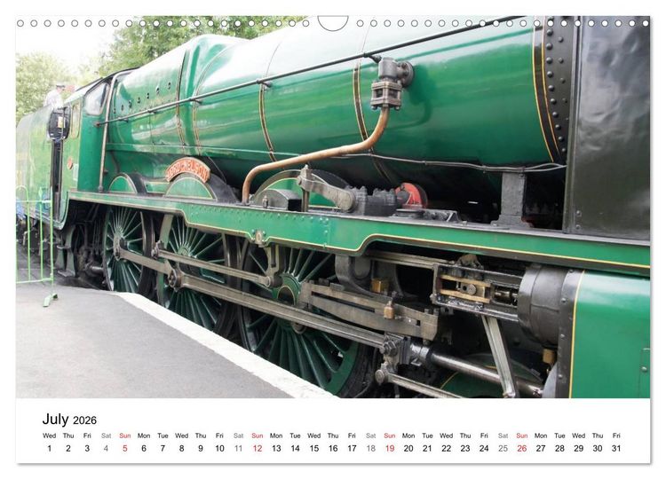 Produktbild: Englands Nostalgic Trains (Wall Calendar 2026 DIN A3 landscape), CALVENDO 12 Month Wall Calendar