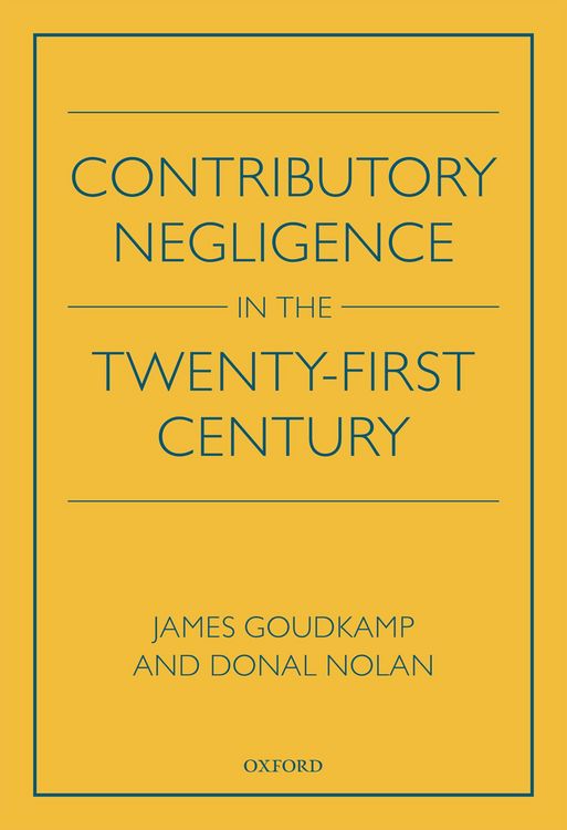 Produktbild: Contributory Negligence in the Twenty-First Century