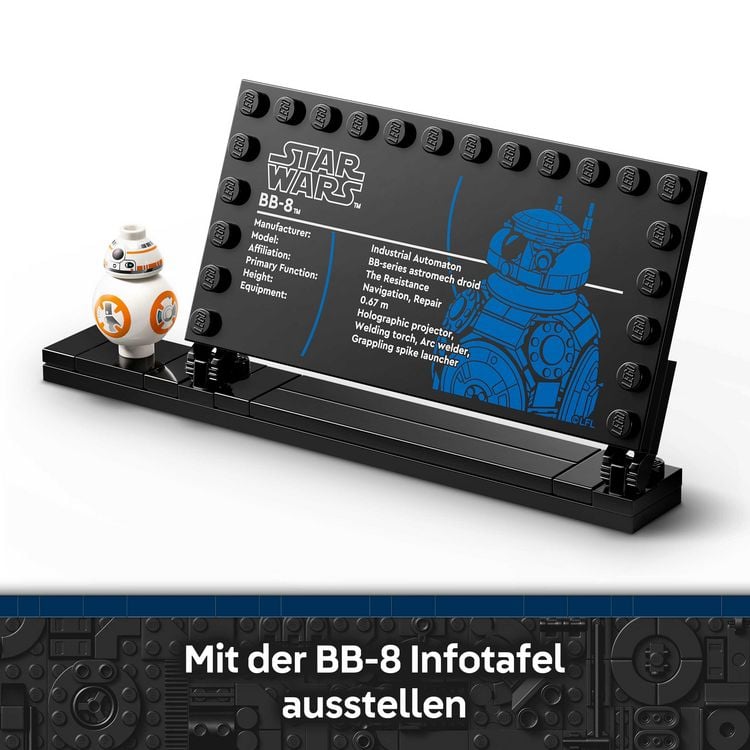 Produktbild: LEGO Star Wars Der Astromech-Droide BB-8 - Spielzeug ab 10 Jahren 75452