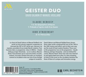 Produktbild: Debussy,Stravinsky : Piano ... quatre mains