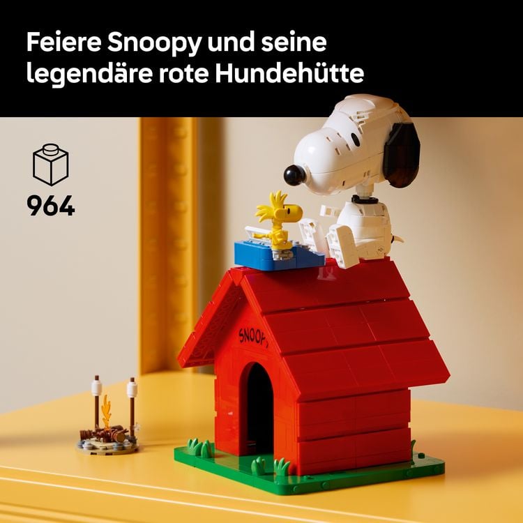Produktbild: LEGO Ideas 21368 Peanuts: Snoopys Hundeh&uuml;tte, Modellbau f&uuml;r Erwachsene