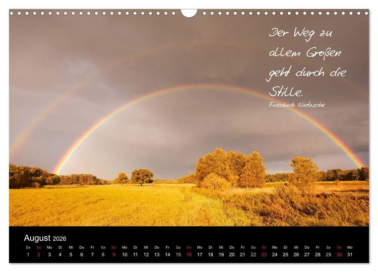 Produktbild: Poetische Wege (Wandkalender 2026 DIN A3 quer), CALVENDO Monatskalender