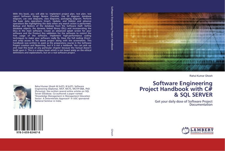 Produktbild: Software Engineering Project Handbook with C# & SQL SERVER
