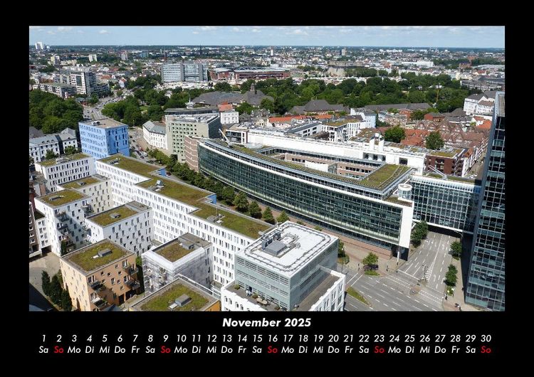 Produktbild: Hamburg 2025 Fotokalender DIN A3