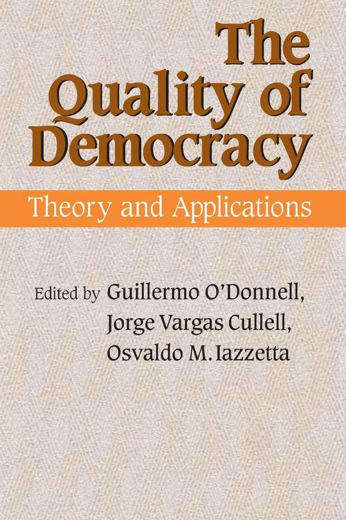 Produktbild: The Quality of Democracy