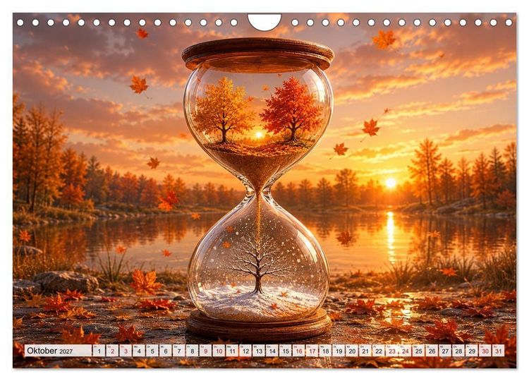 Produktbild: Fantastische Illusionen - Mystischer Kunstkalender (Wandkalender 2027 DIN A4 quer), CALVENDO Monatskalender