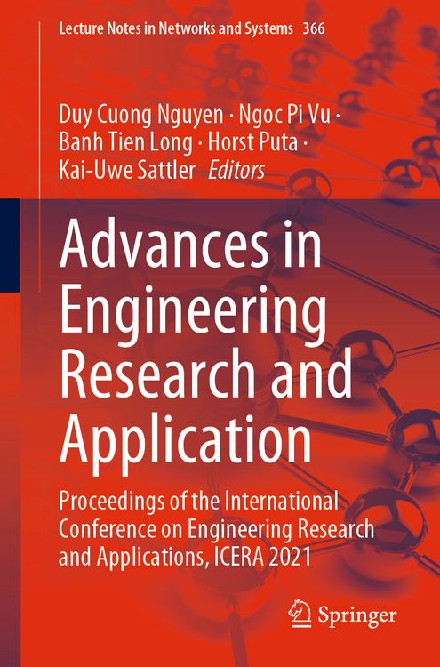Produktbild: Advances in Engineering Research and Application