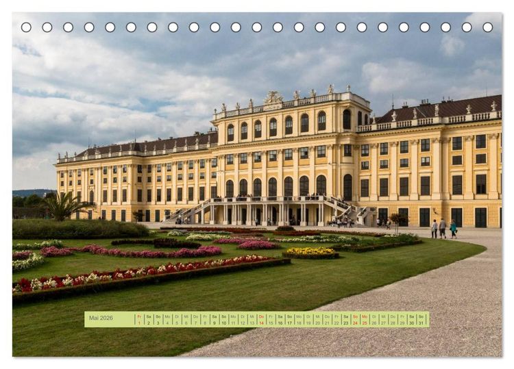 Produktbild: St&auml;dtereise Wien (Tischkalender 2026 DIN A5 quer), CALVENDO Monatskalender