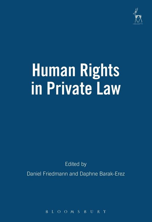 Produktbild: Human Rights in Private Law
