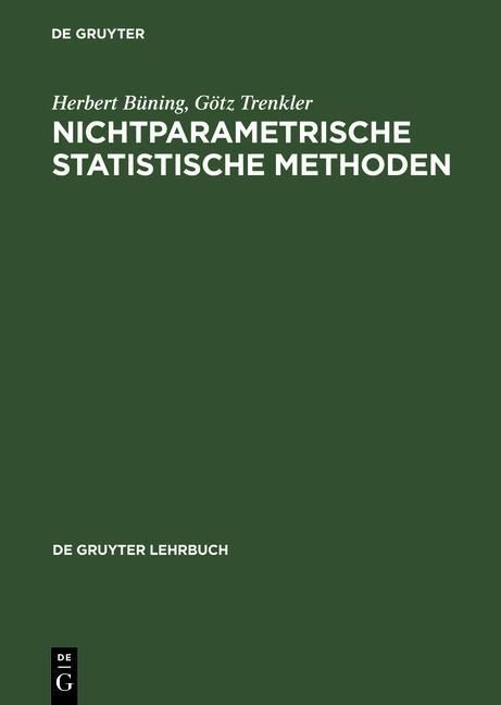 Produktbild: Nichtparametrische statistische Methoden