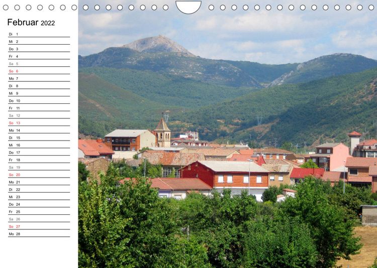 Produktbild: Jakobsweg - Camino San Salvador (Wandkalender 2022 DIN A4 quer)