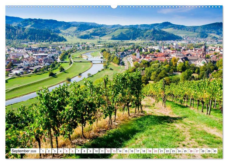 Produktbild: Idyllischer Schwarzwald (Wandkalender 2026 DIN A2 quer), CALVENDO Monatskalender