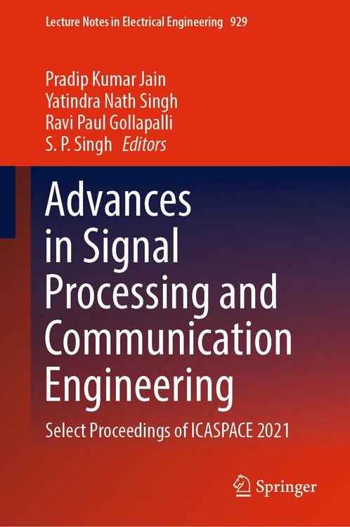 Produktbild: Advances in Signal Processing and Communication Engineering