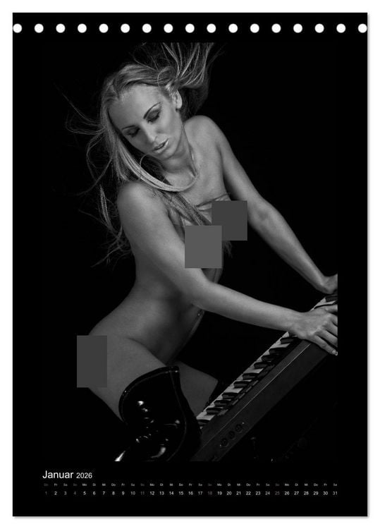Produktbild: Eromusica - The Art Of Sensual Music (Tischkalender 2026 DIN A5 hoch), CALVENDO Monatskalender