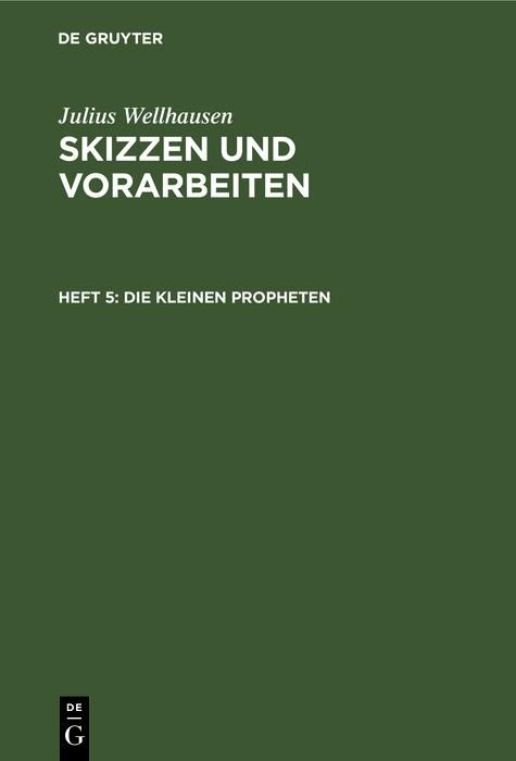 Produktbild: Die kleinen Propheten