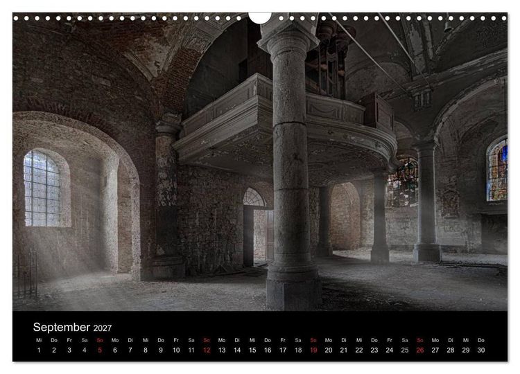 Produktbild: Geheimnisvolle Orte - Lost Places (Wandkalender 2027 DIN A3 quer), CALVENDO Monatskalender