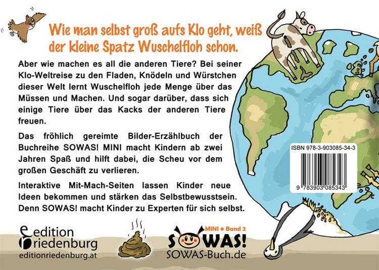 Produktbild: So gehen die Tiere gro&szlig; aufs Klo! Mit dem Wuschelfloh auf Klo-Weltreise