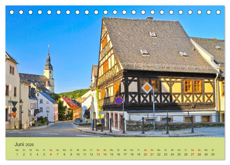 Produktbild: Das Erzgebirge Welterbe und Natur (Tischkalender 2026 DIN A5 quer), CALVENDO Monatskalender