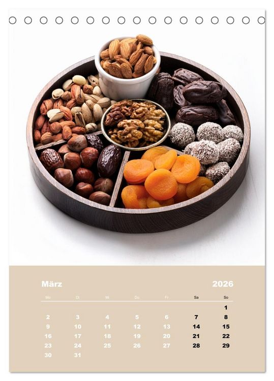Produktbild: S&uuml;&szlig;e Vielfalt &ndash; Monat f&uuml;r Monat (Tischkalender 2026 DIN A5 hoch), CALVENDO Monatskalender