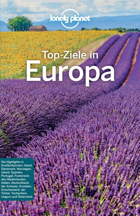 Produktbild: LONELY PLANET Reiseführer E-Book Top-Ziele in Europa