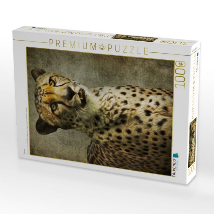 Produktbild: CALVENDO Puzzle Gepard | 1000 Teile Lege-Gr&ouml;&szlig;e 64x48cm Foto-Puzzle f&uuml;r gl&uuml;ckliche Stunden