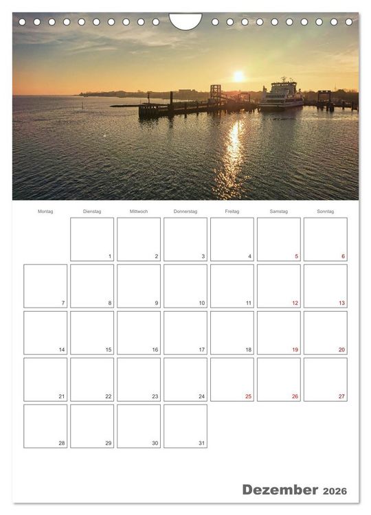 Produktbild: F&ouml;hr &hellip; verliebt in die Insel (Wandkalender 2026 DIN A4 hoch), CALVENDO Monatskalender