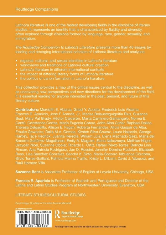 Produktbild: The Routledge Companion to Latino/a Literature