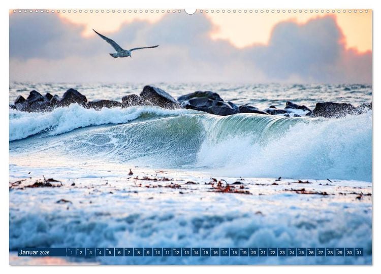 Produktbild: Helgoland - Das Leben auf der D&uuml;ne Helgolands (hochwertiger Premium Wandkalender 2026 DIN A2 quer), Kunstdruck in Hochglanz
